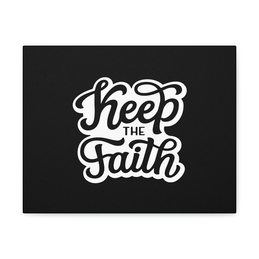 Scripture Walls Keep The Faith Jude 1:20 White Outlined Christian Wall Art